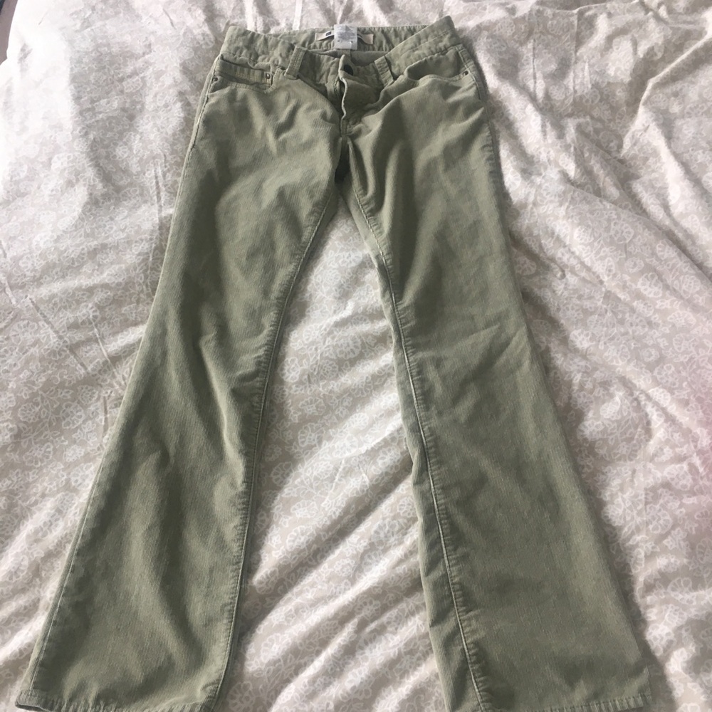 Gap ultra low rise corduroy jeans